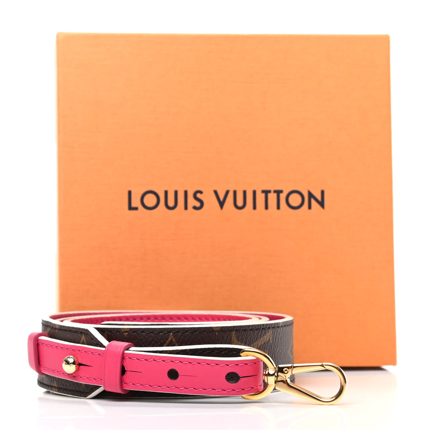 Louis Vuitton Monogram Bandouliere Shoulder Strap XL Hot Pink 4 of 4