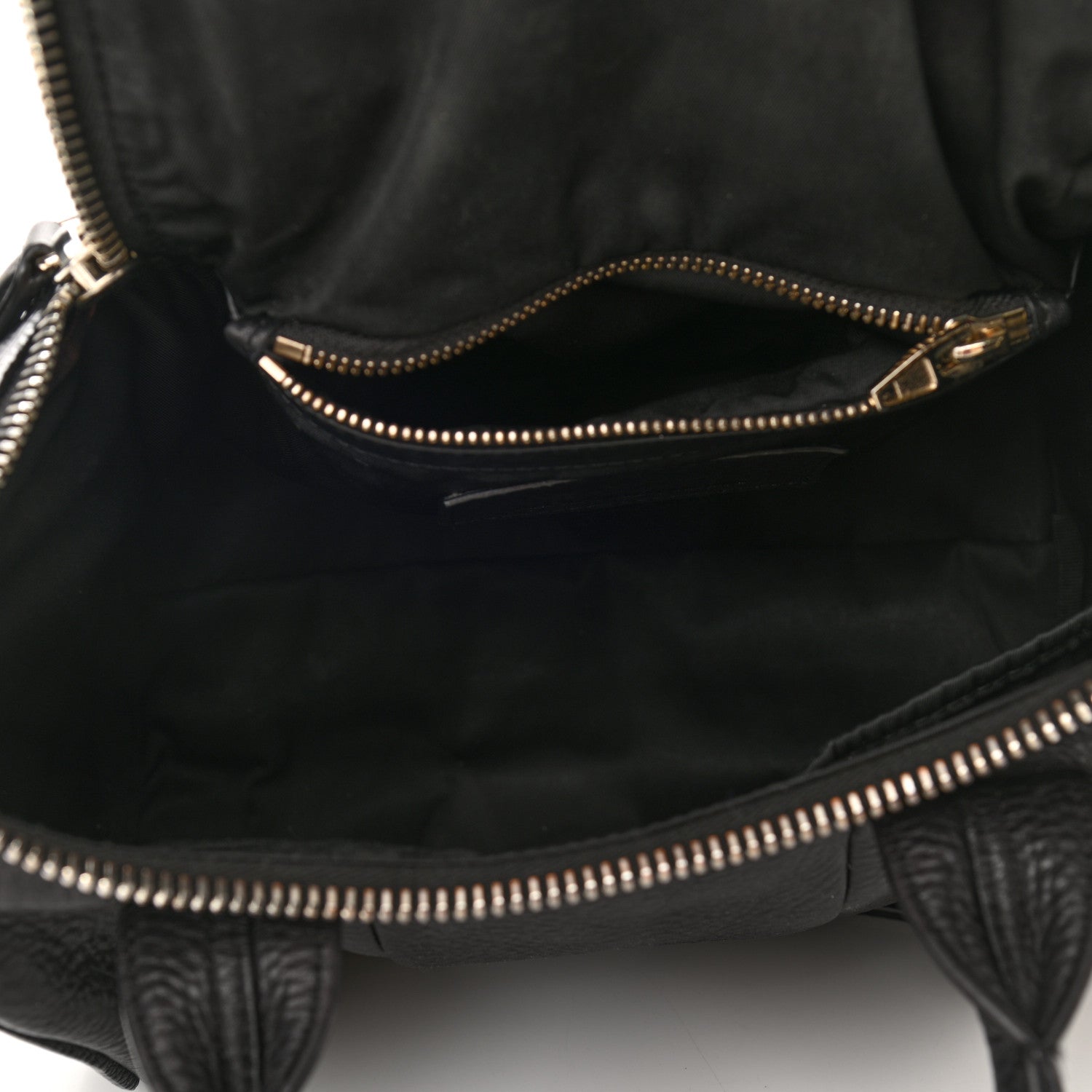 Alexander Wang Pebbled Lambskin Rockie Black Pale Gold Hardware 5 of 11