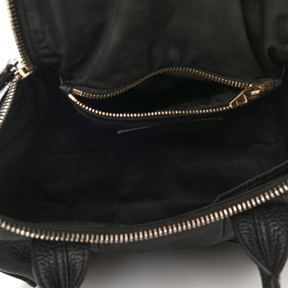 Alexander Wang Pebbled Lambskin Rockie Black Pale Gold Hardware 5 of 11