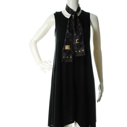 Louis Vuitton Silk Monogram New Denim Bandeau Black 2 of 5