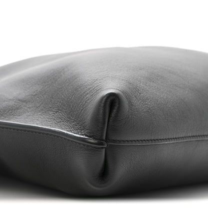 Saint Laurent Calfskin Medium Suzanne Hobo Black 10 of 12