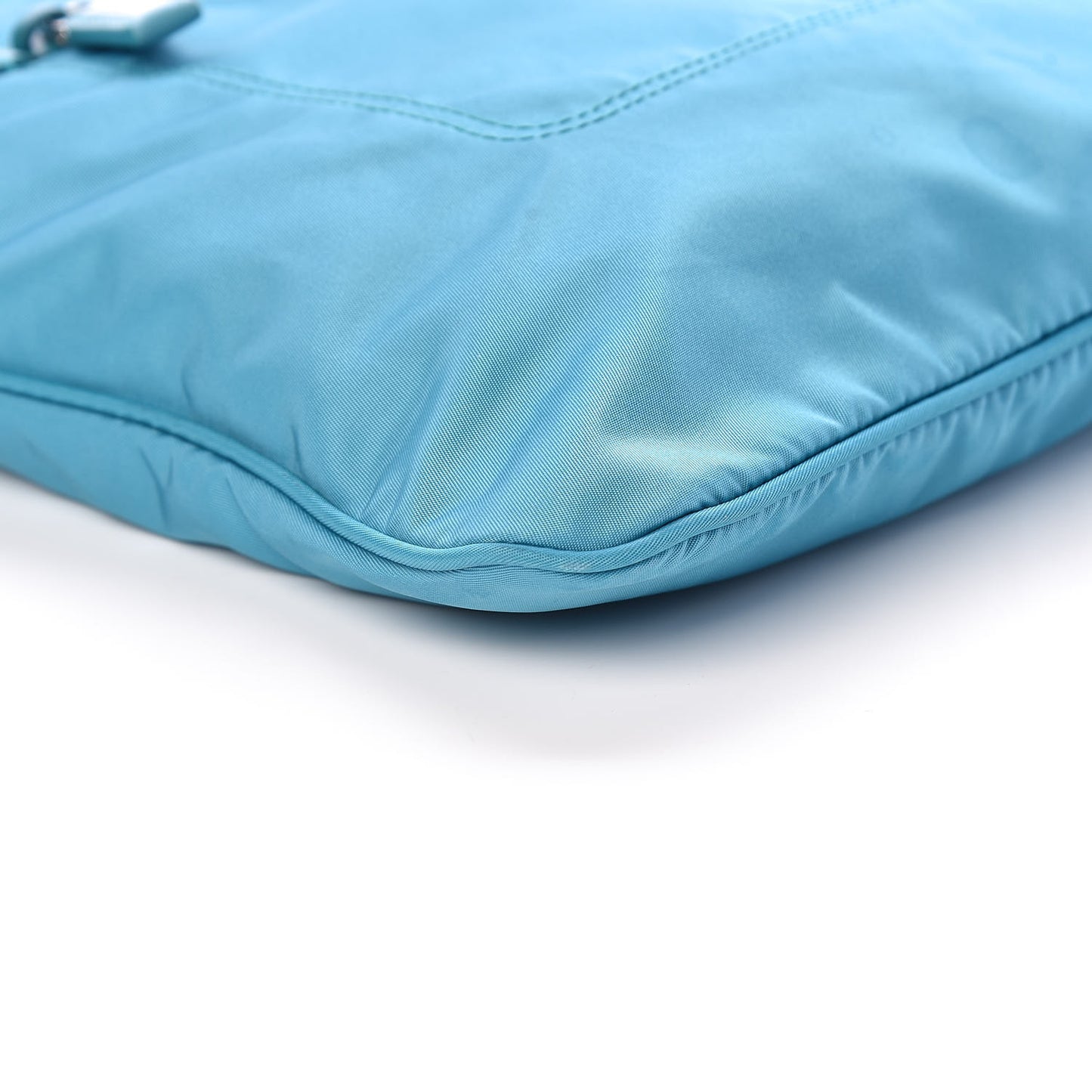 Nylon Vela Flat Messenger Bag Turchese