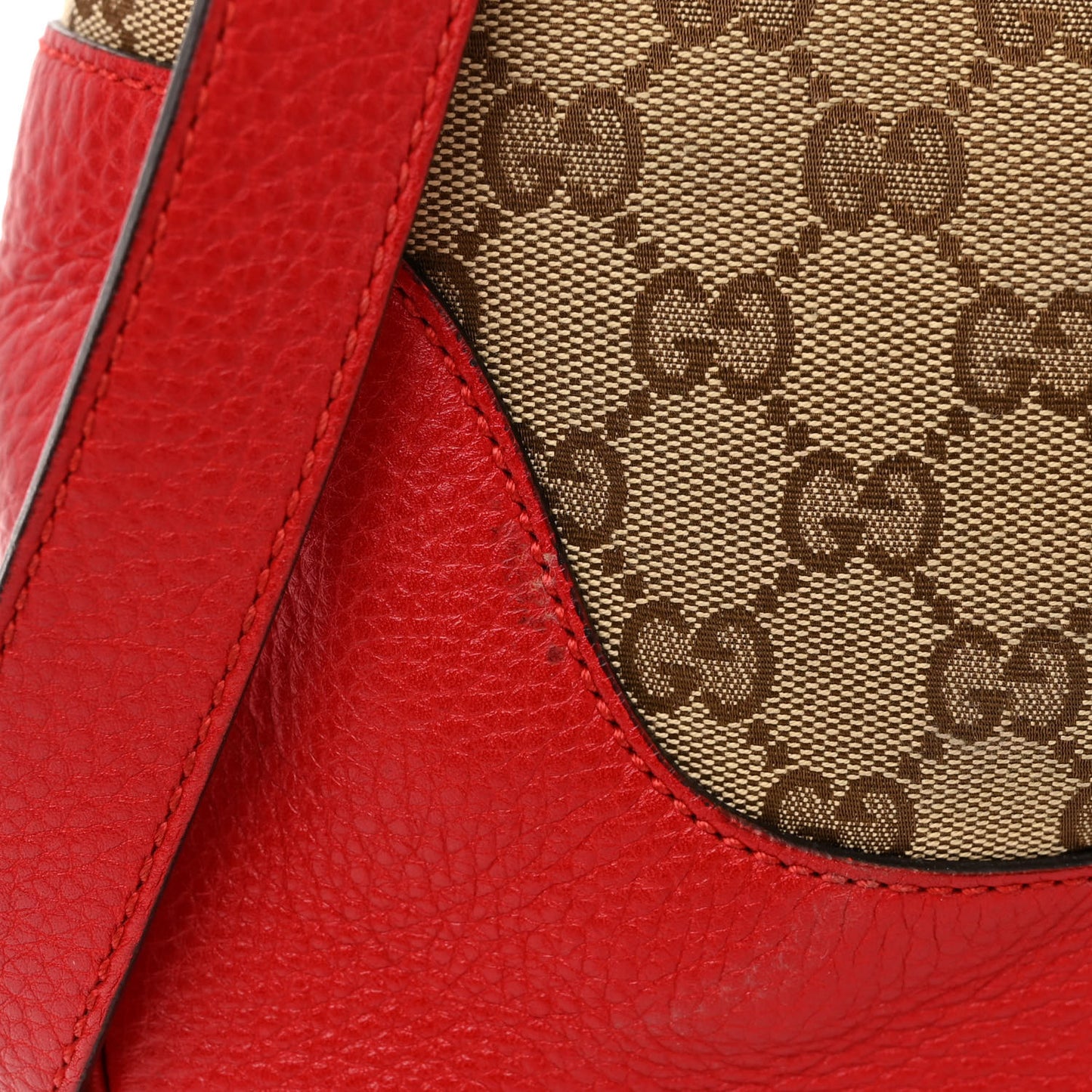 Monogram Medium Diana Bamboo Shoulder Bag Red