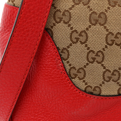 Gucci Monogram Medium Diana Bamboo Shoulder Bag Red 11 of 13
