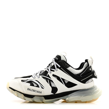 Balenciaga Mesh Nylon Mens Track Sneakers 42 White Black 1 of 7