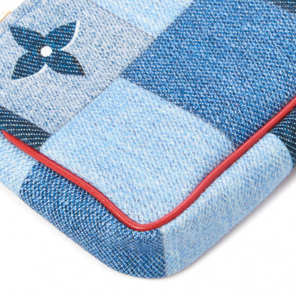 Louis Vuitton Denim Micro Pochette Accessories Denim Rouge 5 of 7