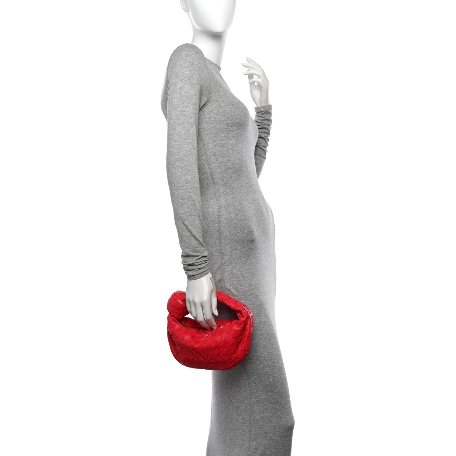 Bottega Veneta Nappa Intrecciato Mini Jodie Cranberry 2 of 10