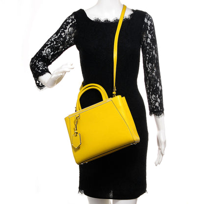 Fendi Vitello Elite Petite 2Jours Tote Cedro 2 of 12