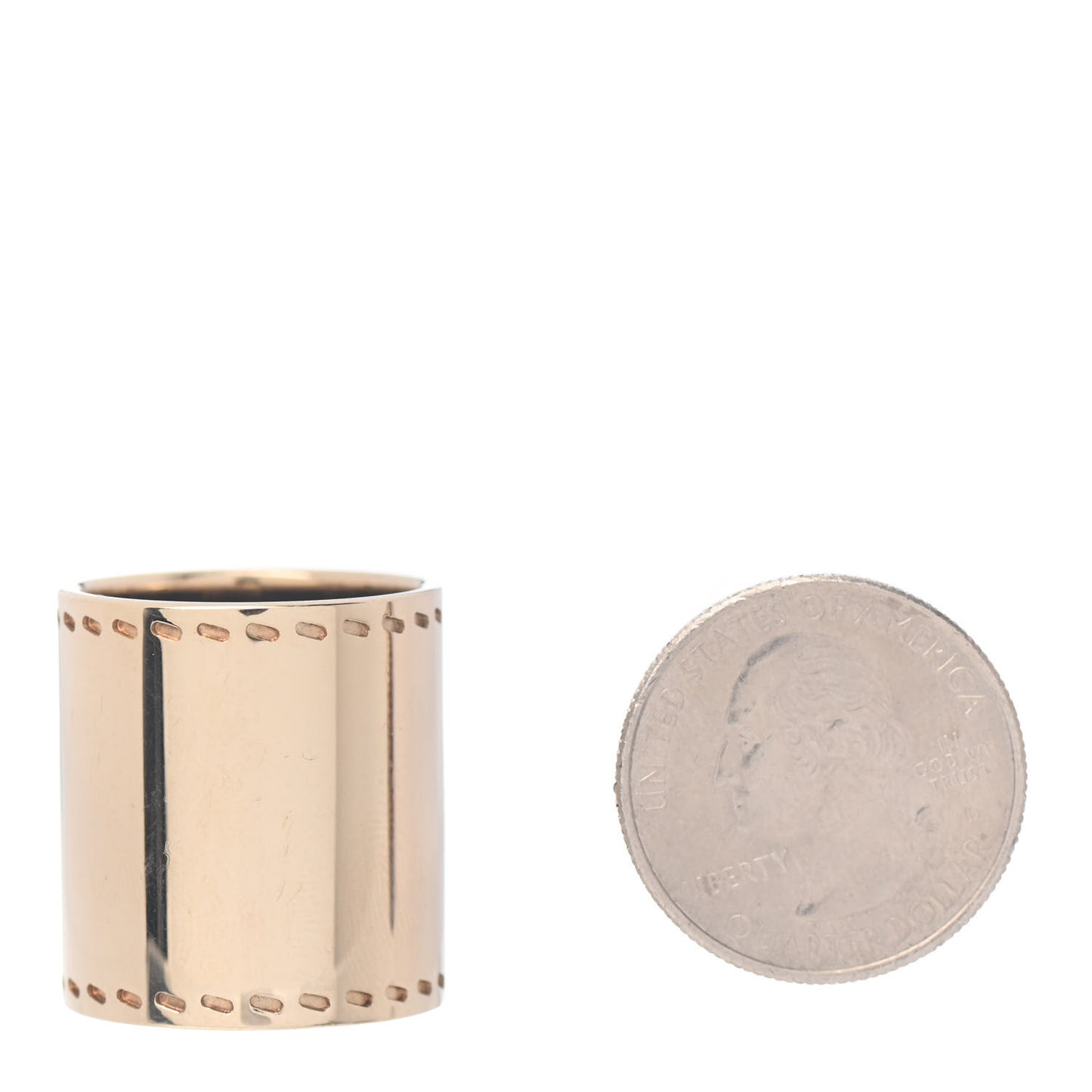 Permabrass Etrier Charm Scarf Ring