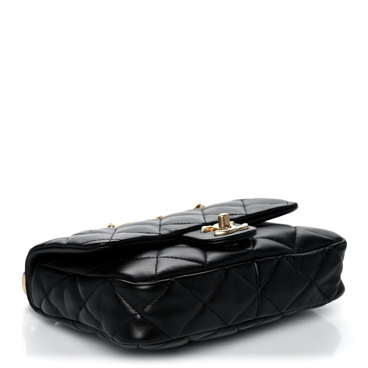 Chanel Lambskin Quilted Small Funky Town Flap Black 4 of 15