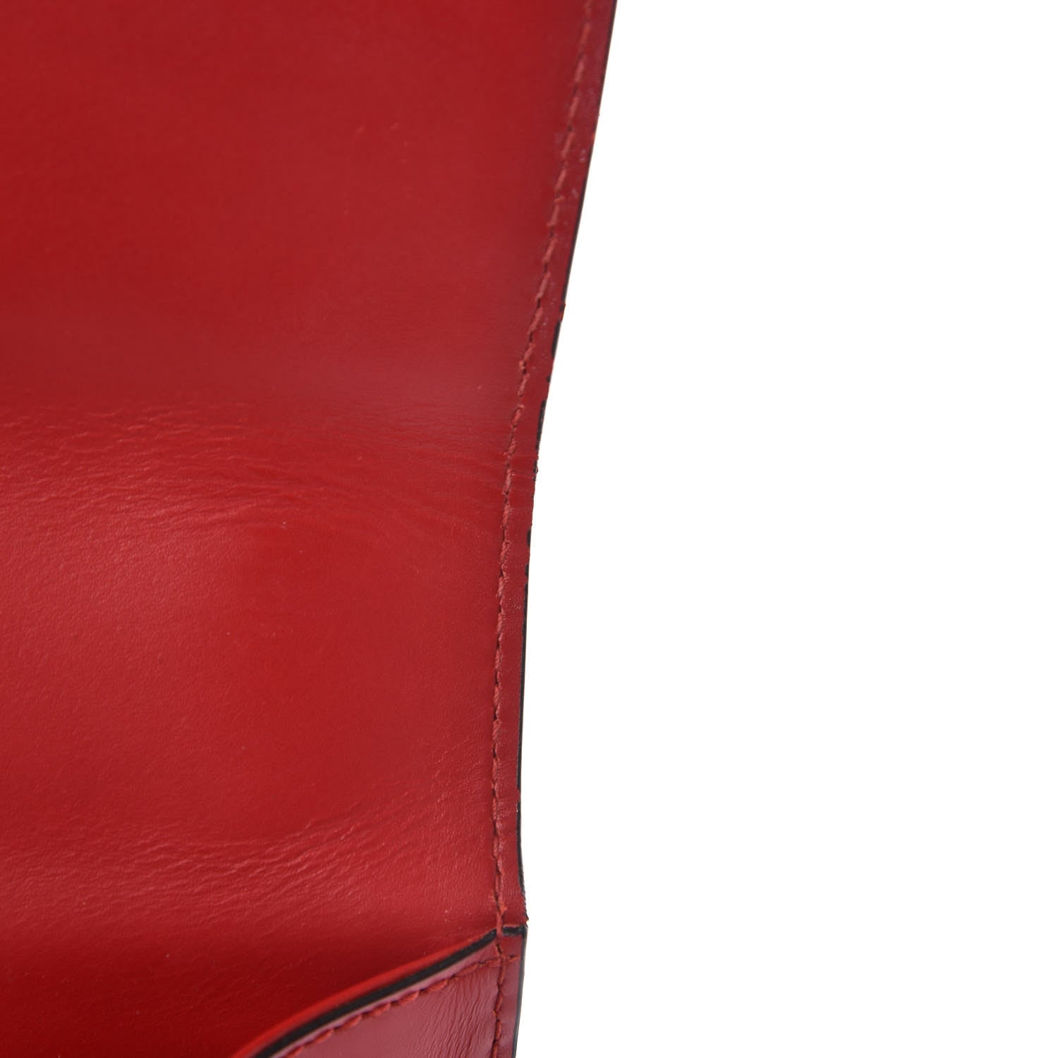 Gucci Calfskin Small Sylvie Shoulder Bag Hibiscus Red 13 of 18