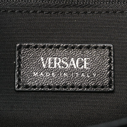 Versace Velvet Quilted Medusa Wallet On Chain Black 6 of 9