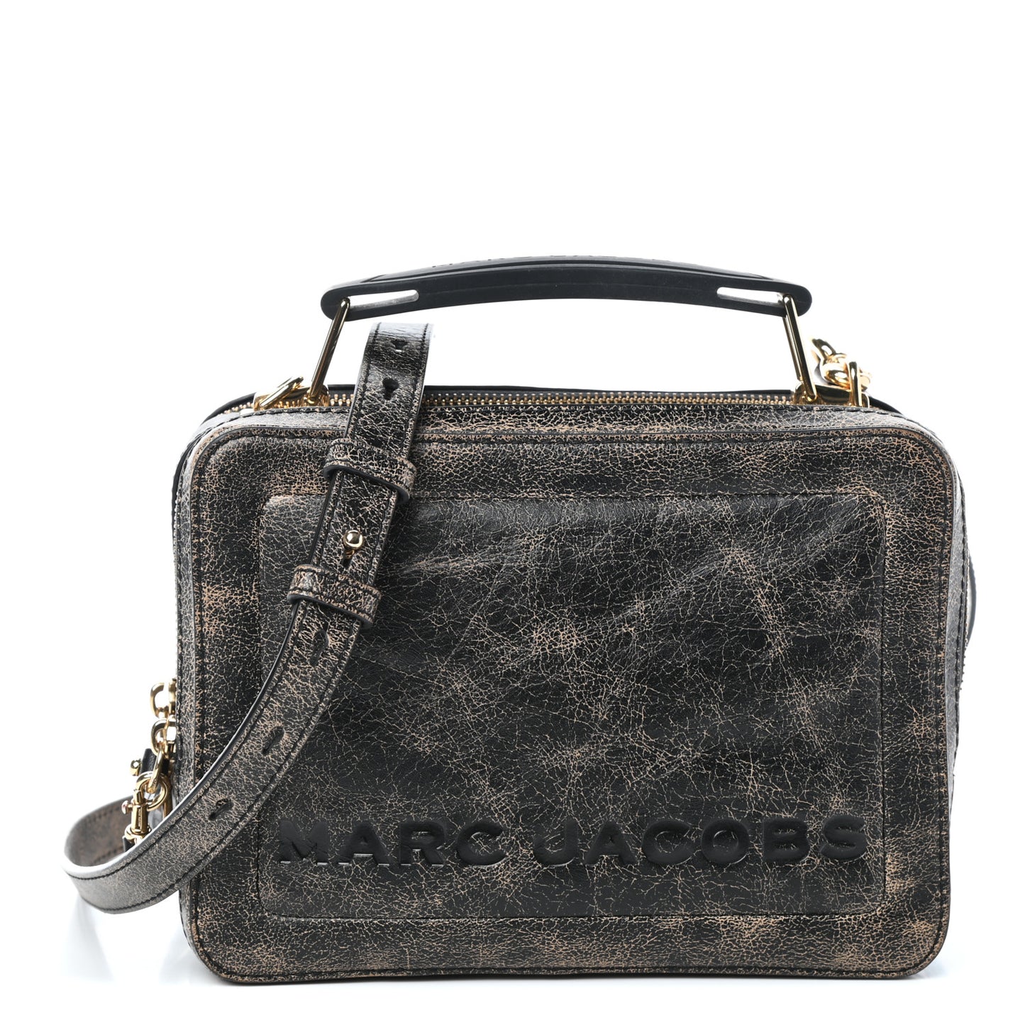 Calfskin The Box 20 Crossbody Black