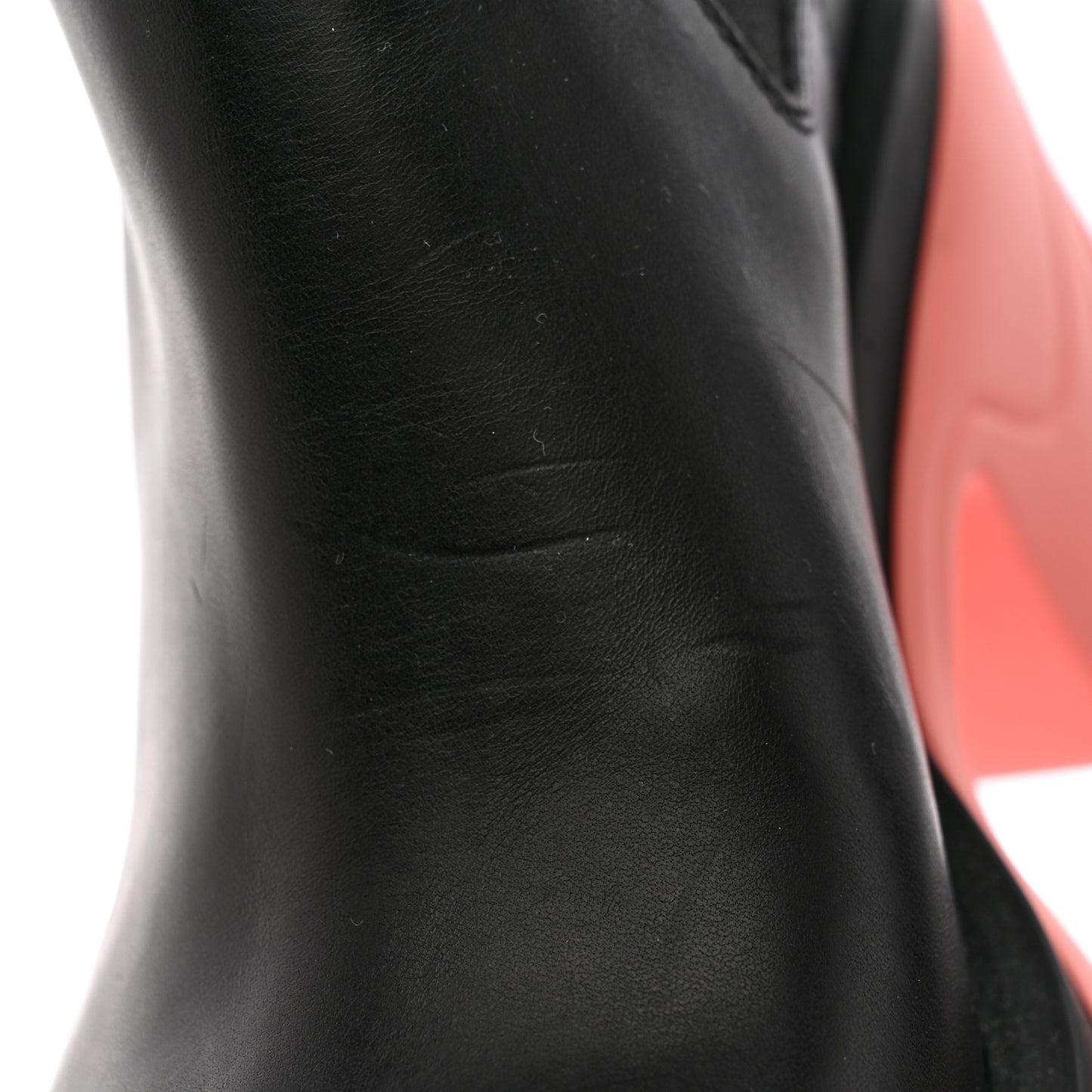 Calfskin The Flash Chelsea Boots 38 Black Flamingo