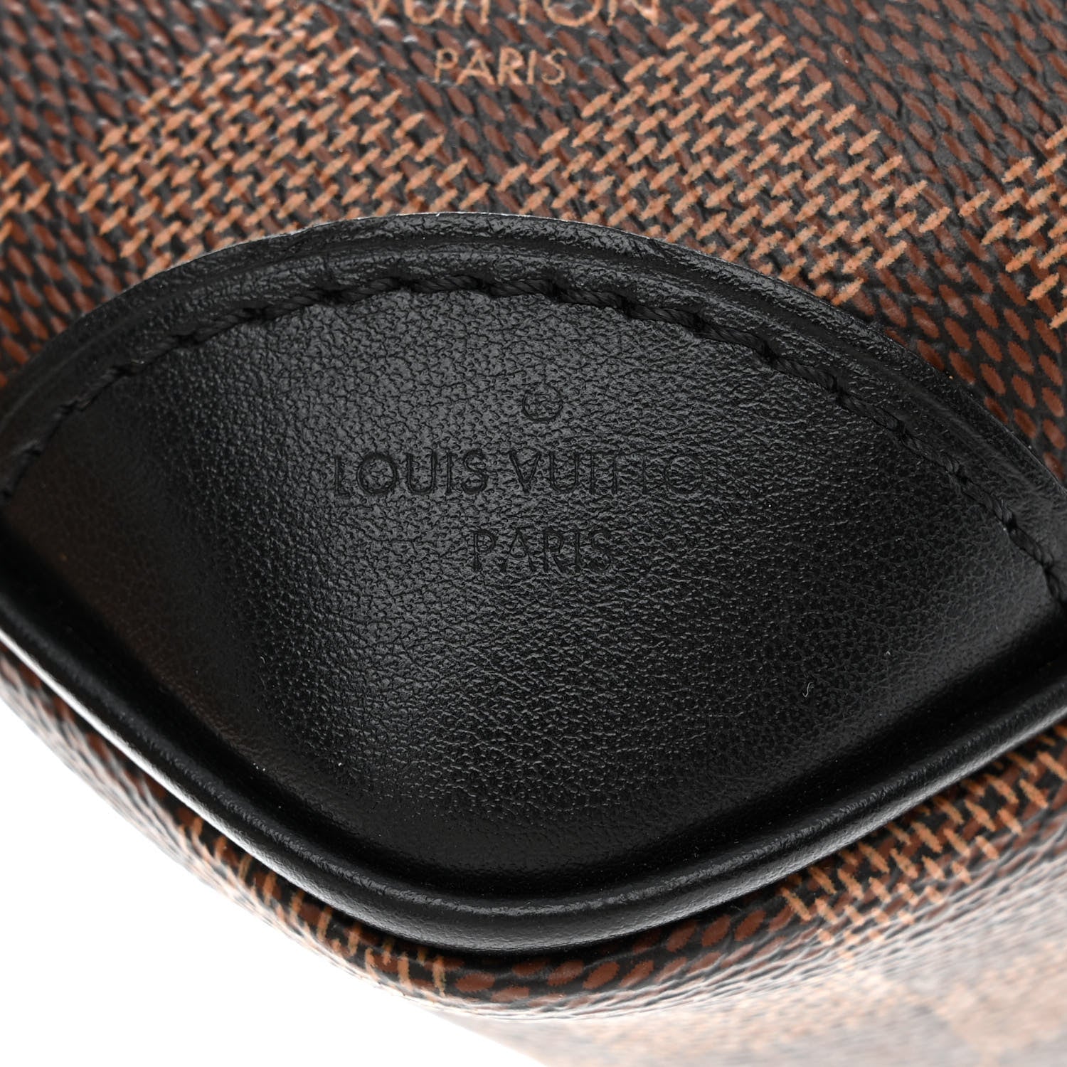 Louis Vuitton Damier Ebene Odeon PM Black 6 of 9