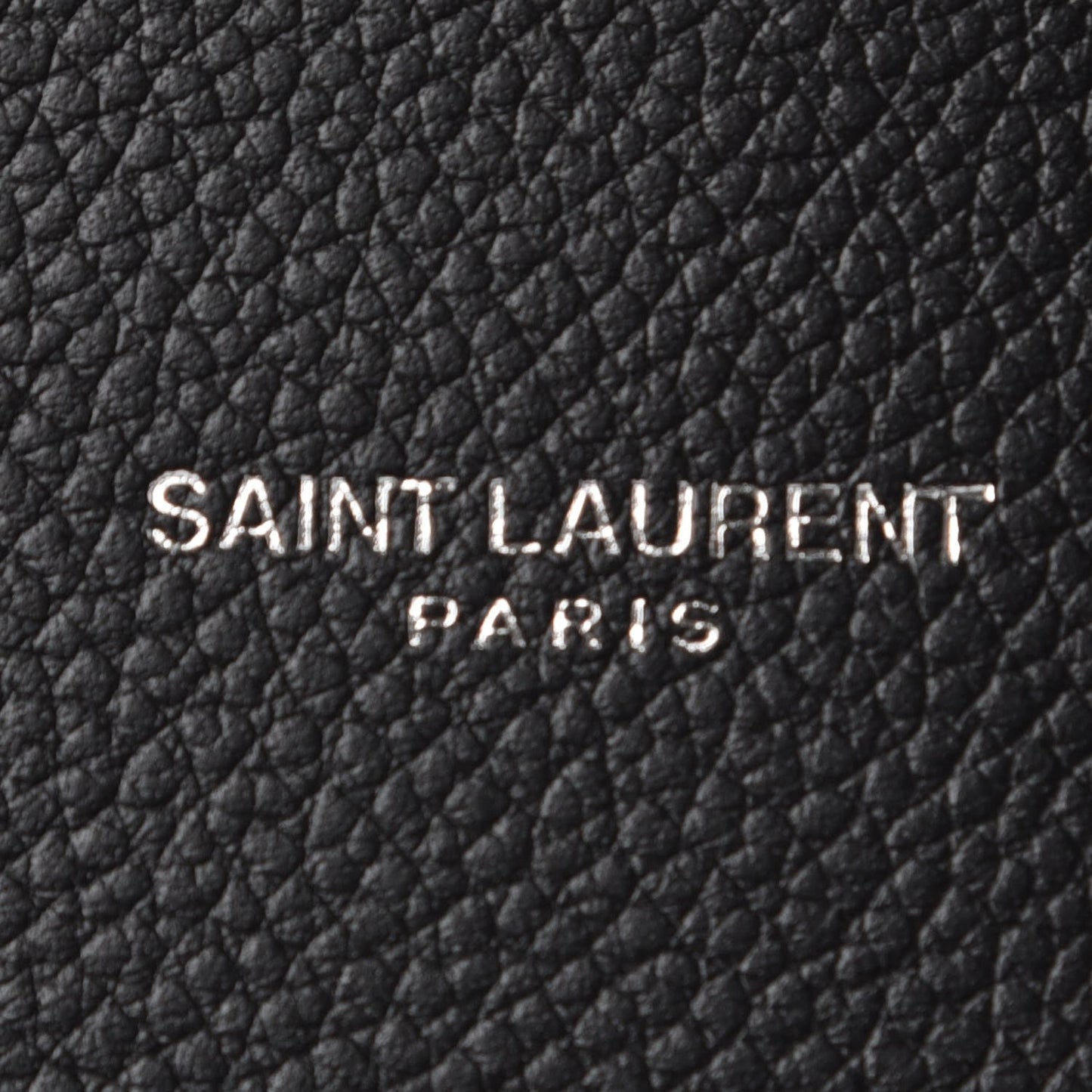 Grained Calfskin Topstitch Small Sac De Jour Black Porcelain