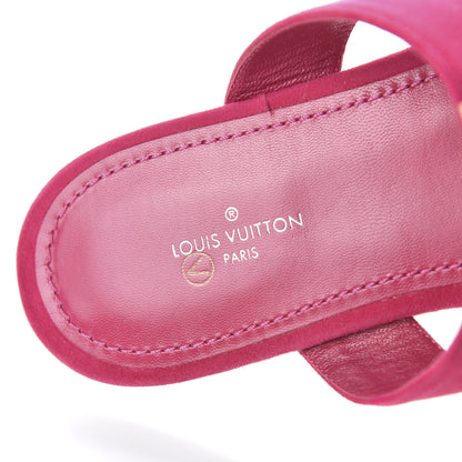 Louis Vuitton Suede Bahiana Flat Thong Sandals 39 Fuchsia 7 of 8