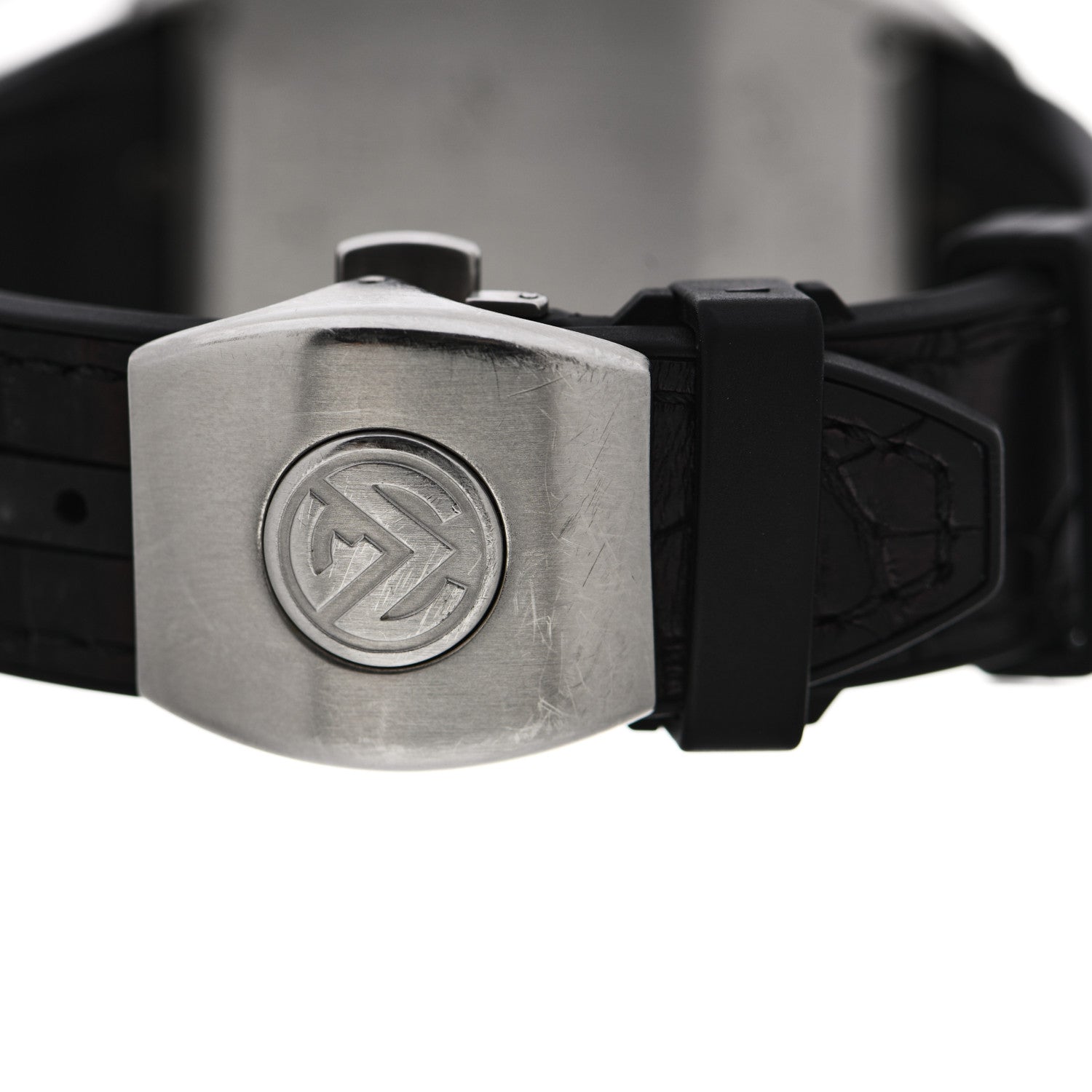 Franck Muller Stainless Steel Alligator 45mm Vanguard Chronograph Automatic Watch Black V45CCDT 6 of 6