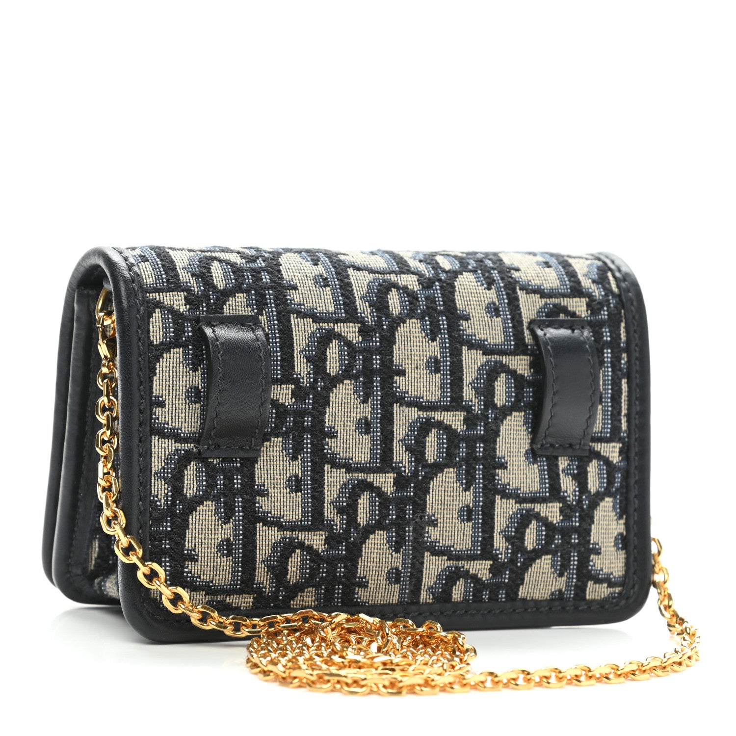 Christian Dior Oblique Nano 30 Montaigne Pouch Blue 3 of 9