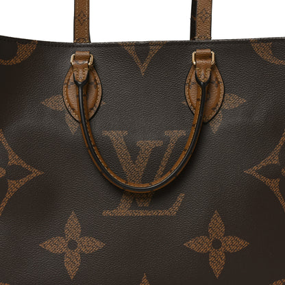 Louis Vuitton Reverse Monogram Giant Onthego MM 7 of 9