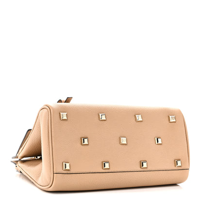 Salvatore Ferragamo Calfskin Medium Studio Bag Cashew 4 of 9
