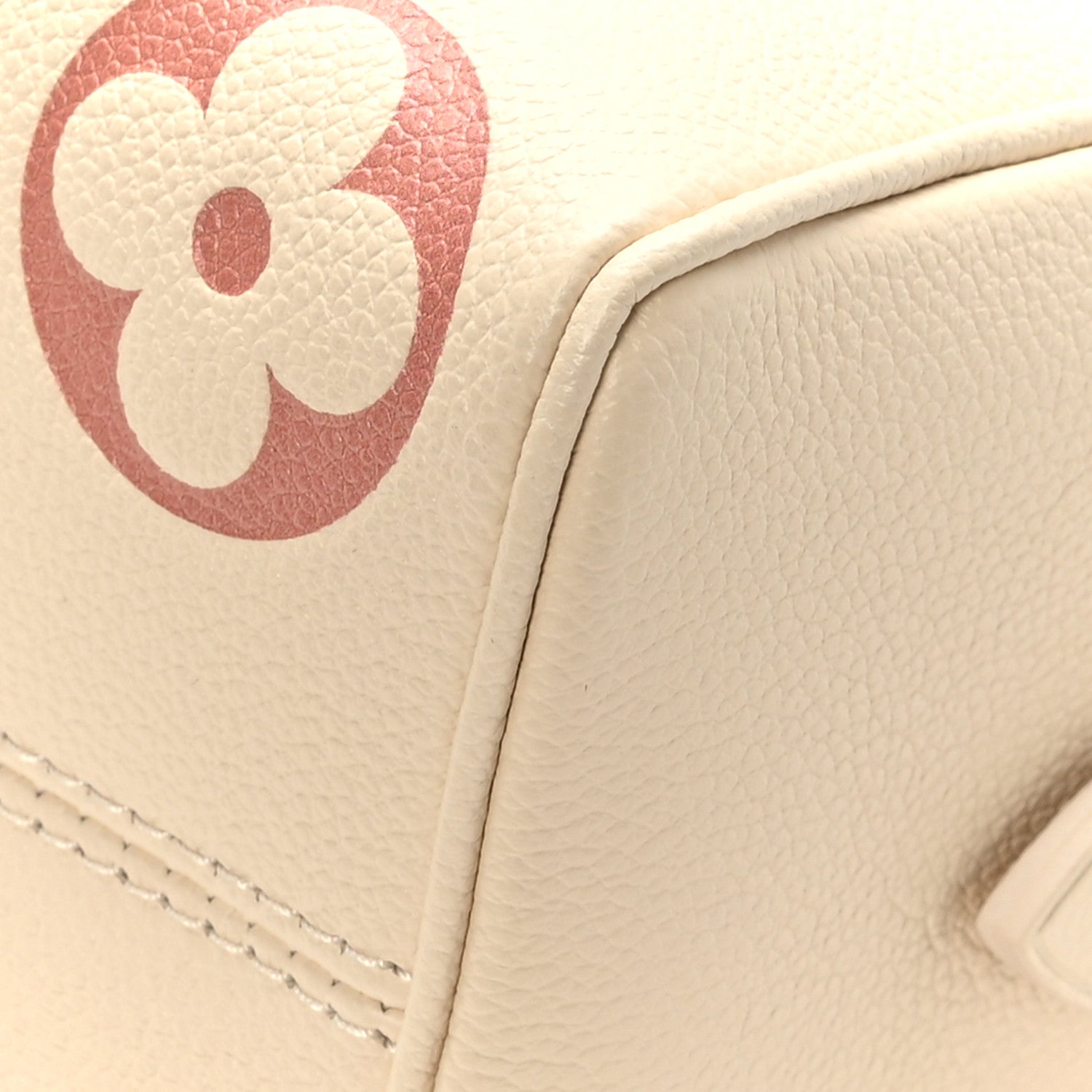 Louis Vuitton Empreinte Monogram Giant Speedy Bandouliere 20 Creme Rose Trianon 10 of 10