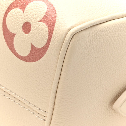 Louis Vuitton Empreinte Monogram Giant Speedy Bandouliere 20 Creme Rose Trianon 10 of 10