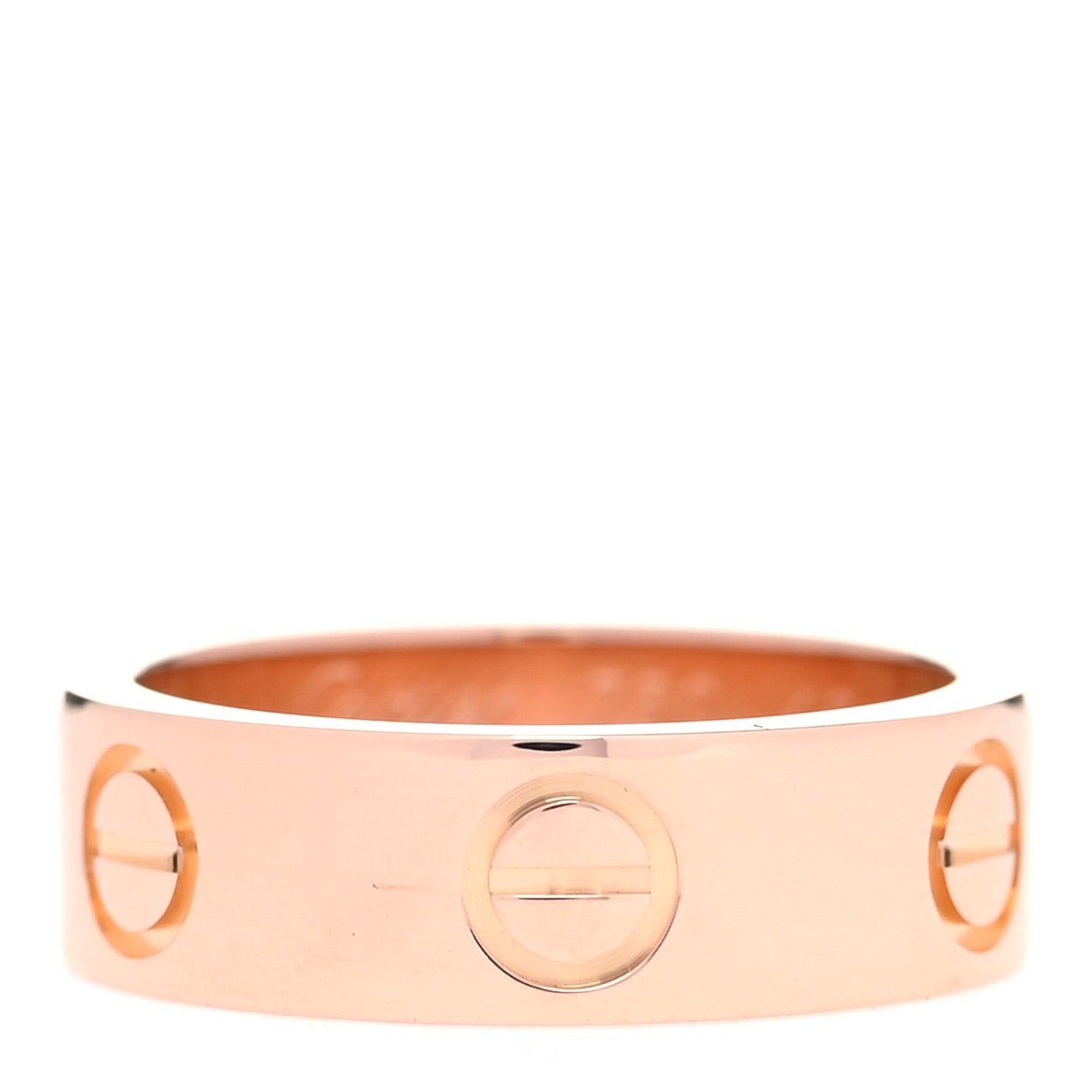 18K Pink Gold 5.5mm LOVE Ring 48 4.5