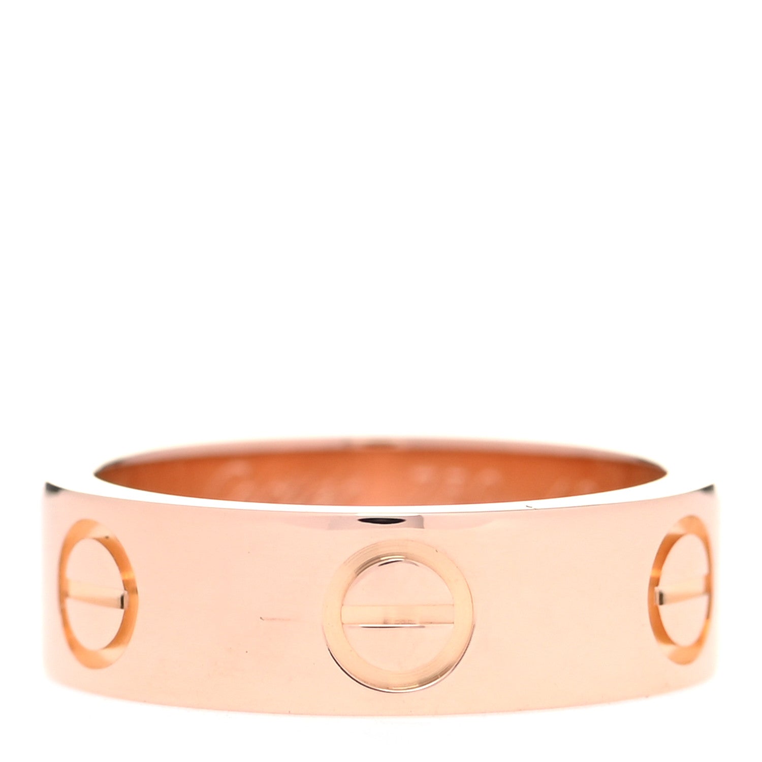Cartier 18K Pink Gold 5.5mm LOVE Ring 48 4.5 3 of 4