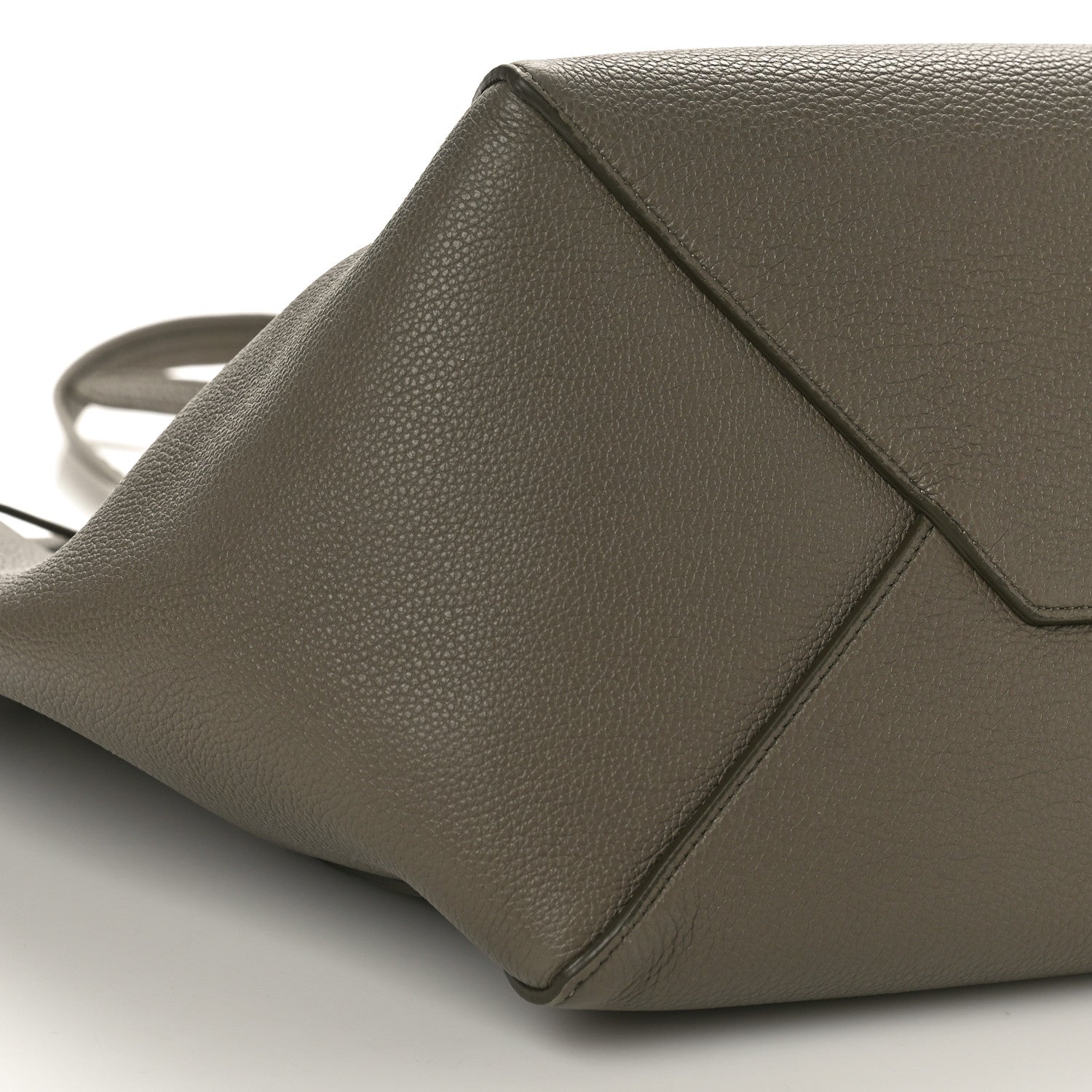 Celine Soft Grained Calfskin Small Belt Cabas Phantom Taupe 9 of 12