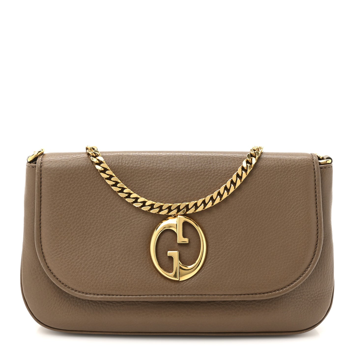 Cellarius Calfskin Medium 1973 Chain Shoulder Bag Marron Glace