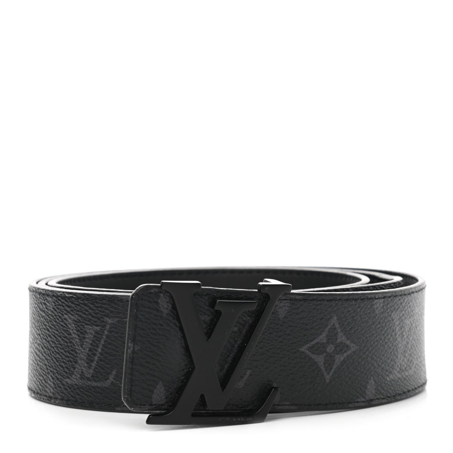 Monogram Eclipse Taigarama 40mm LV Initiales Reversible Belt 110 44 Black
