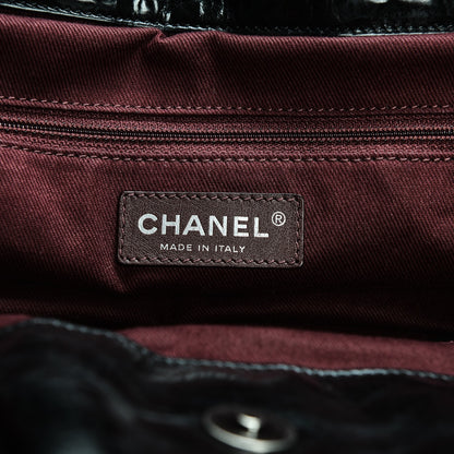 Chanel Iridescent Calfskin Large In the Mix Tote Black 6 of 7
