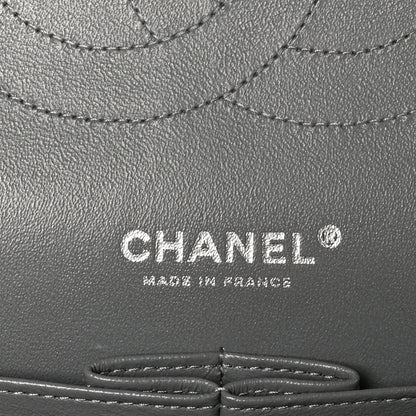 Chanel Caviar Quilted Jumbo Double Flap Dark Grey 6 of 11