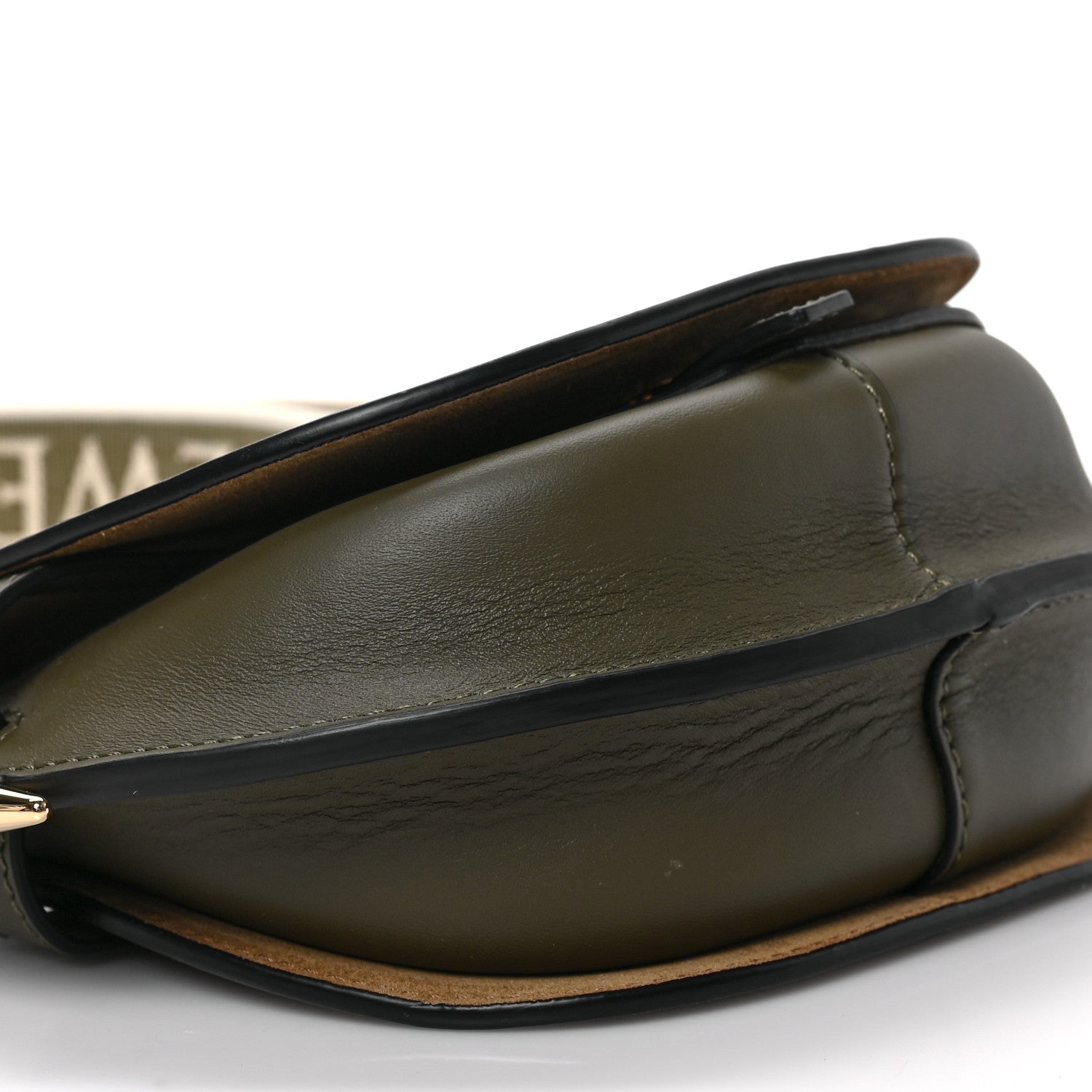 Loewe Calfskin Jacquard Mini Gate Dual Bag Autumn Green 7 of 9