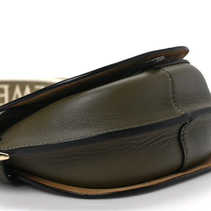 Loewe Calfskin Jacquard Mini Gate Dual Bag Autumn Green 7 of 9