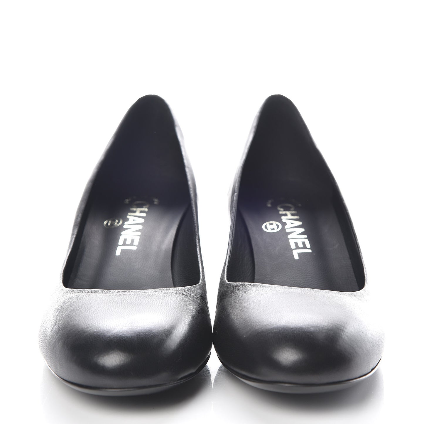 Lambskin CC Pumps 37 Black
