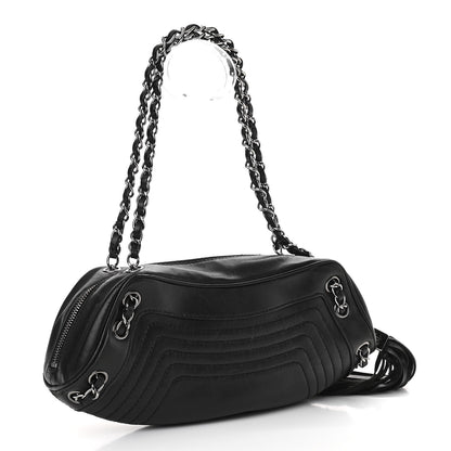 Chanel Lambskin Small Tassel Shoulder Bag Black 3 of 13