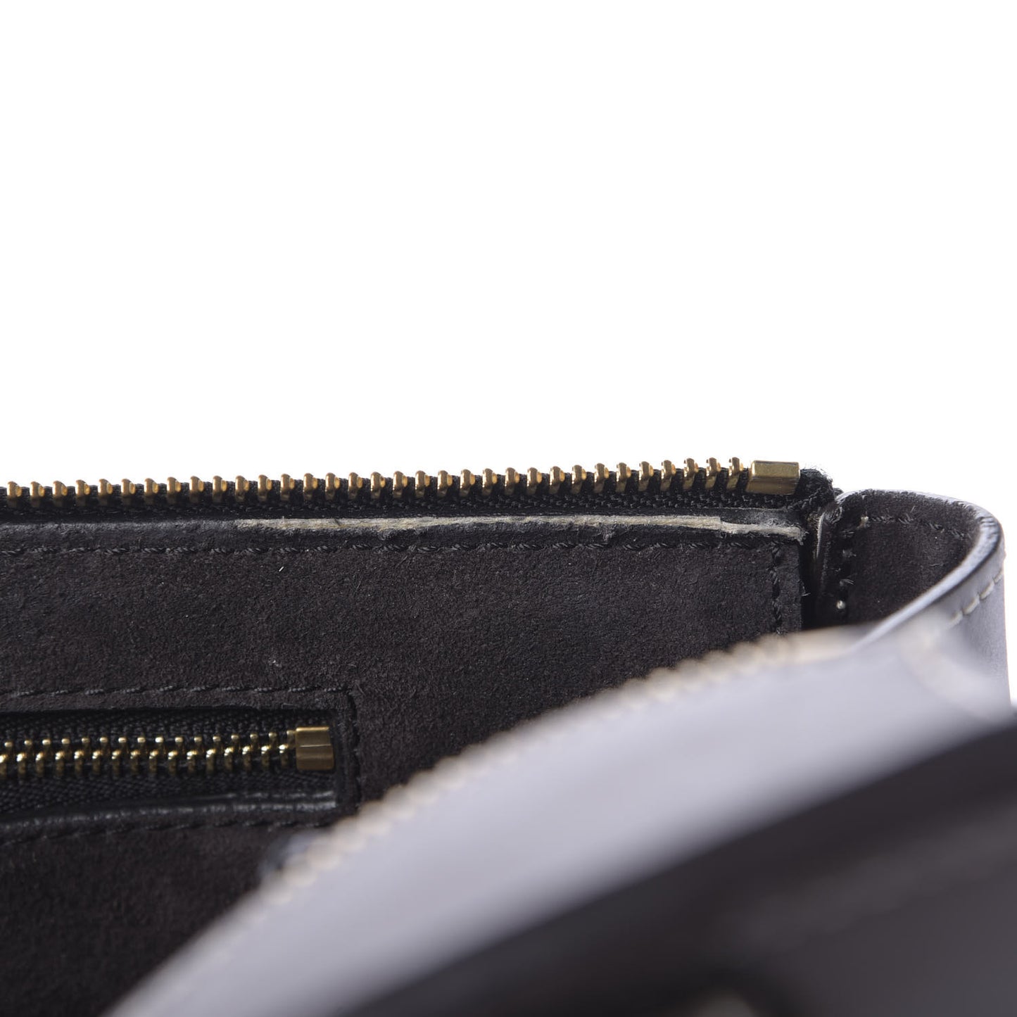 Smooth Calfskin Medium Edge Shoulder Bag Grey