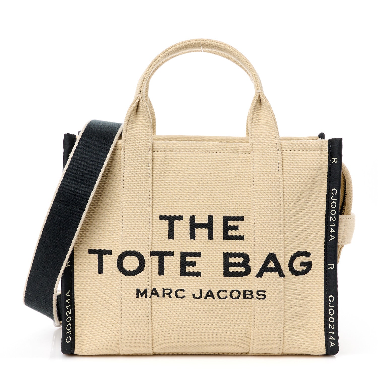 Marc Jacobs Jacquard Medium The Traveler Tote Bag Warm Sand 1 of 11