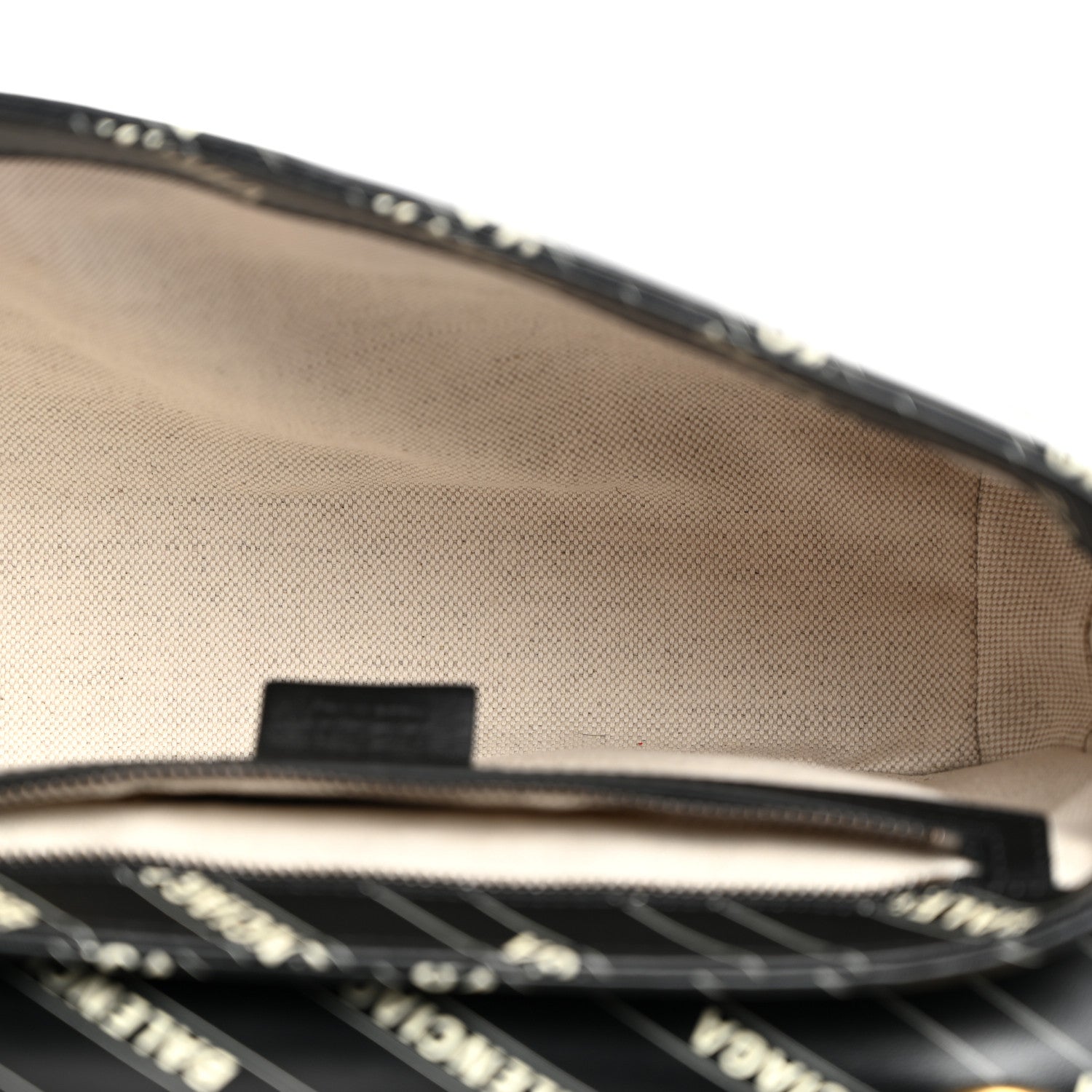 Gucci X BALENCIAGA Calfskin Matelasse Logo Print Small GG Marmont Shoulder Bag Black 5 of 10