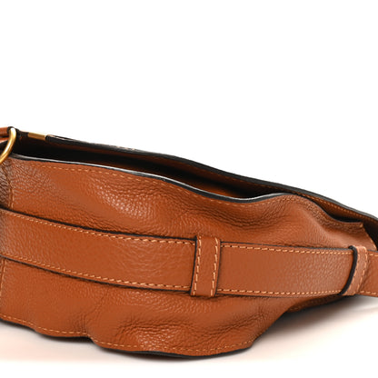 Chloe Grained Calfskin Medium Marcie Saddle Bag Tan 9 of 9