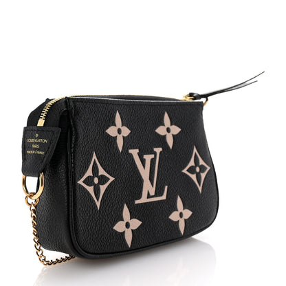 Louis Vuitton Empreinte Monogram Giant Mini Pochette Accessories Black 3 of 6