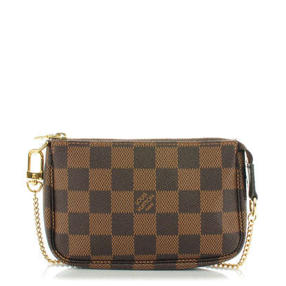 Louis Vuitton Damier Ebene Mini Pochette Accessories 1 of 7