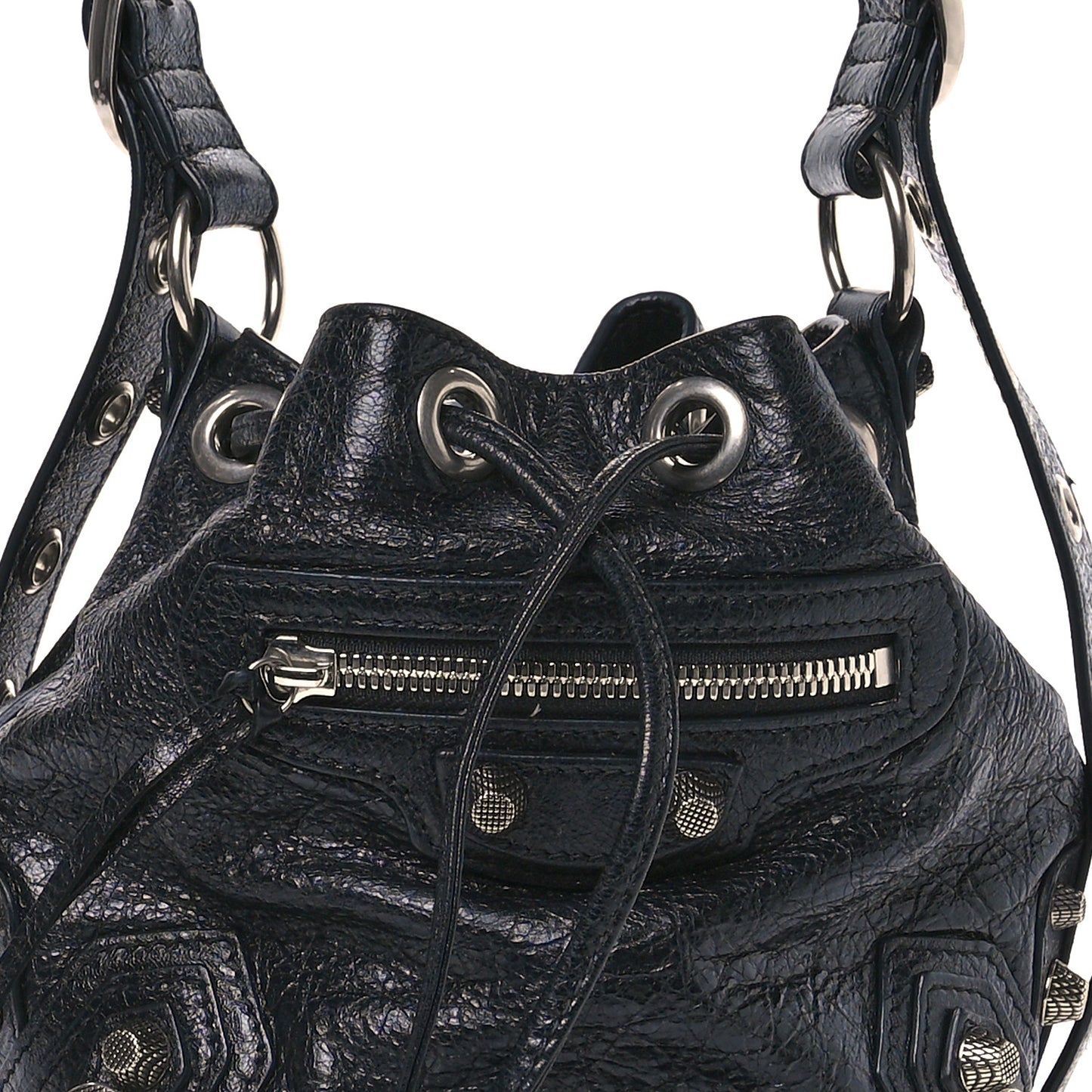 Agneau Arena Le Cagole Bucket Bag XS Black