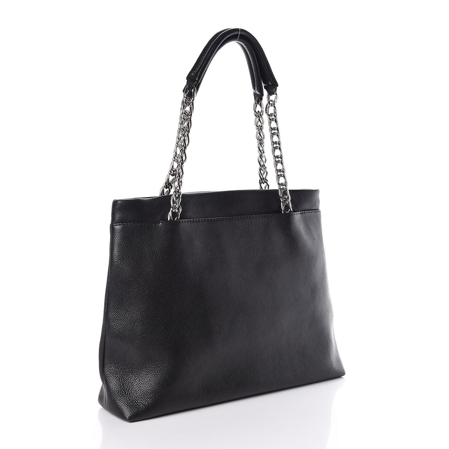 Caviar Large CC Tuck Tote Black