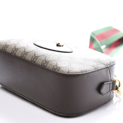 Gucci GG Supreme Monogram Web Neo Vintage Shoulder Bag Beige New Acero Crop 9 of 11
