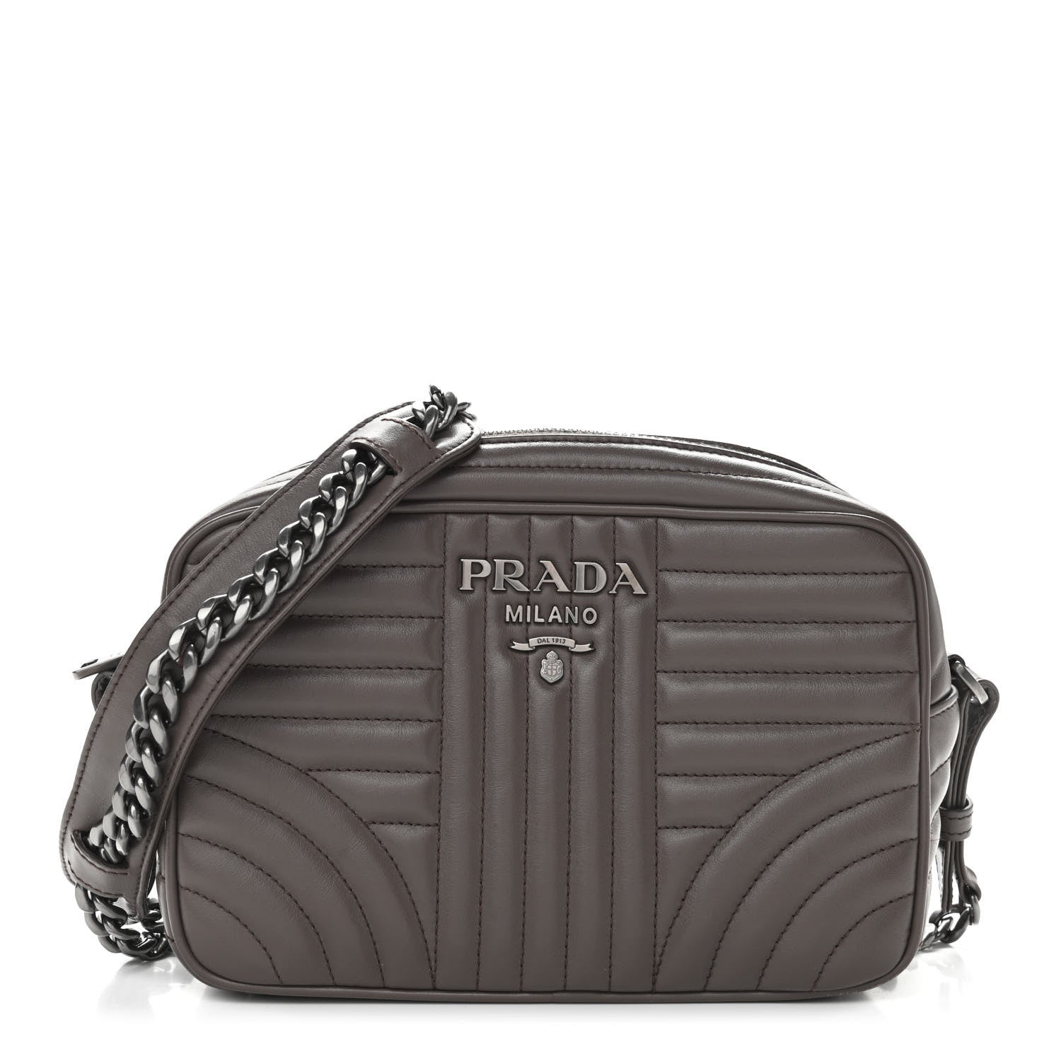 Prada Soft Calfskin Diagramme Camera Bag Bambu 1 of 9
