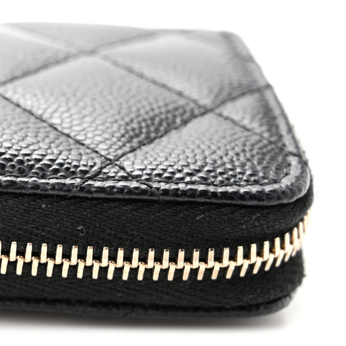 Chanel Caviar Quilted Zipped Key Holder Case Black 8 of 10