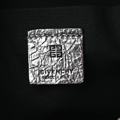 Givenchy Metallic Calfskin Small Voyou Bag Silver 6 of 10